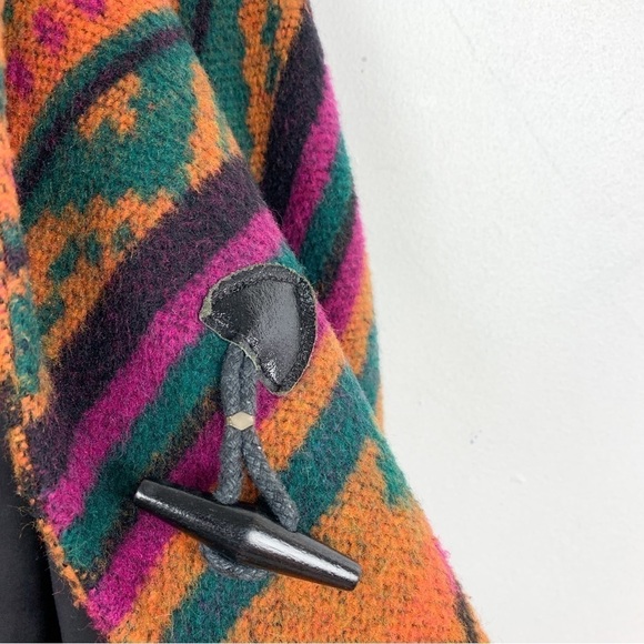 Vintage Hunters Run Southwestern Print Longline Coat Sz XXL - Picture 5 of 12